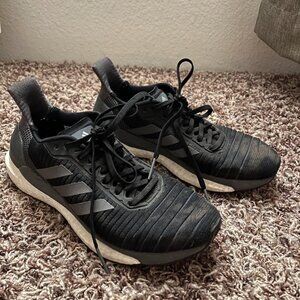 Adidas Ultraboost Sneakers, Size 6, Black/Grey